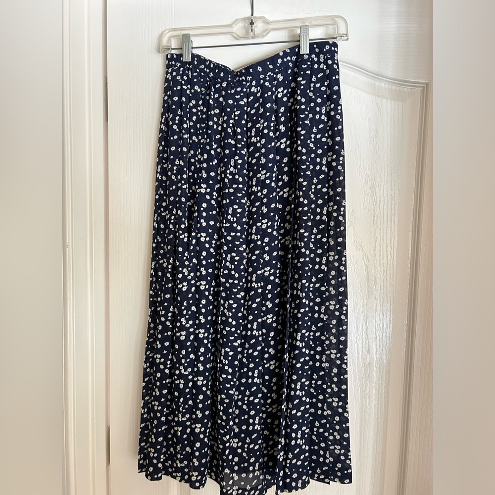Richard Warren Navy floral skirt